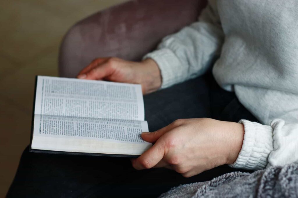 Studying the bible at home